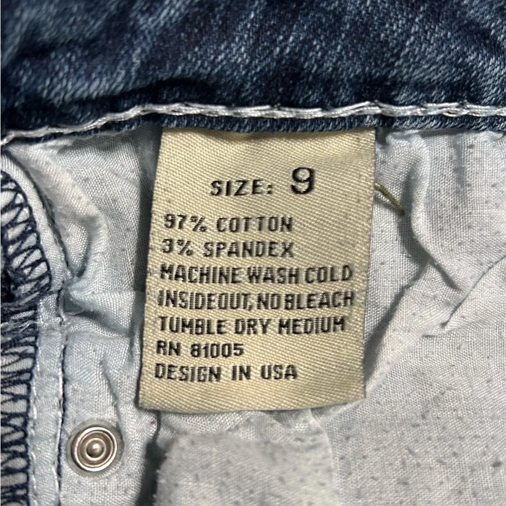 L.A. Idol Junior Blue Denim Cut-Off Jeans‎